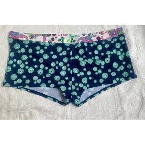 Beach 2 Beach Women’s Plus Size Navy Boy-Cut Bikini Bottoms Swimsuit -Size 26